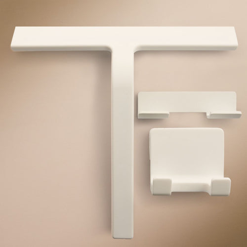 Shower Squeegee with Adhesive Wall Holder