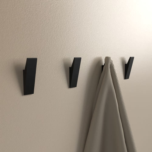 No-Drill Adhesive Wall Hooks (Set of 4)