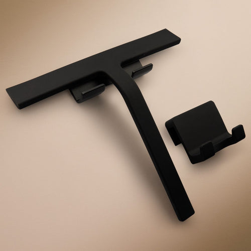 Shower Squeegee with No Drill Adhesive Wall Holder – Peel & Stick