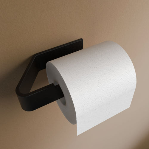 Matte Black toilet paper holder black render